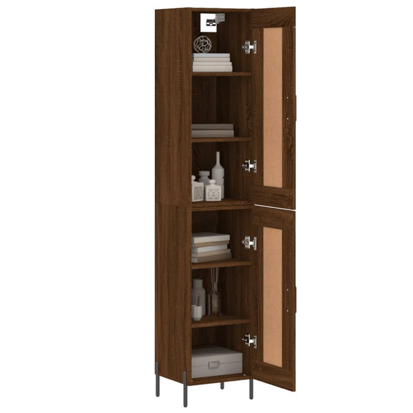 Highboard Braun Eichen-Optik 180 cm