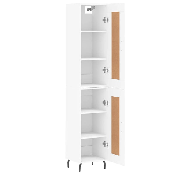 Highboard Weiß 180 cm Holzwerkstoff