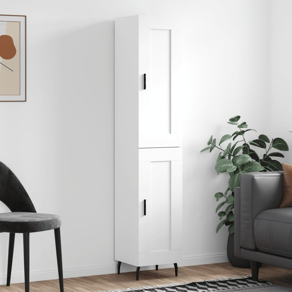 Highboard Weiß 180 cm Holzwerkstoff