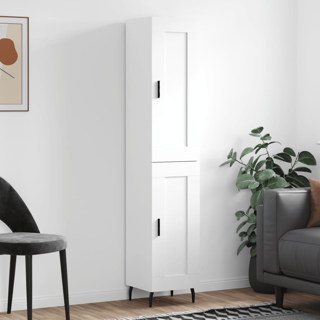 Highboard Weiß 180 cm Holzwerkstoff
