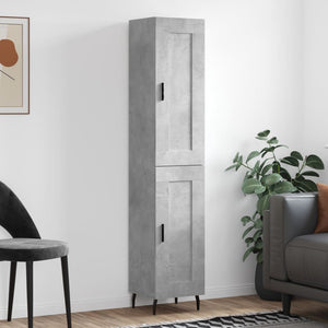 Highboard Betongrau 180 cm Holzwerkstoff