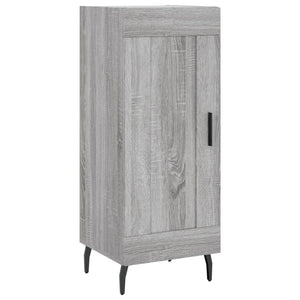 vidaXL Highboard gris Sonoma 34,5x34x180 cm Aggloméré