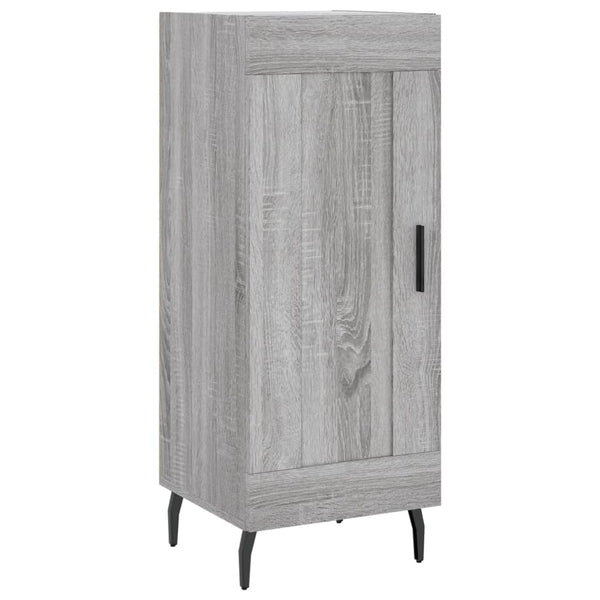 vidaXL Highboard gris Sonoma 34,5x34x180 cm Aggloméré
