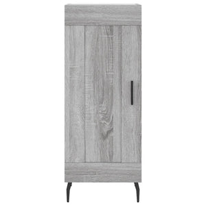 vidaXL Highboard gris Sonoma 34,5x34x180 cm Aggloméré