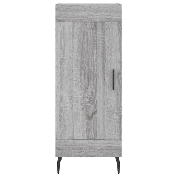 vidaXL Highboard gris Sonoma 34,5x34x180 cm Aggloméré