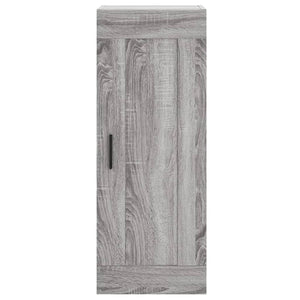 vidaXL Highboard gris Sonoma 34,5x34x180 cm Aggloméré