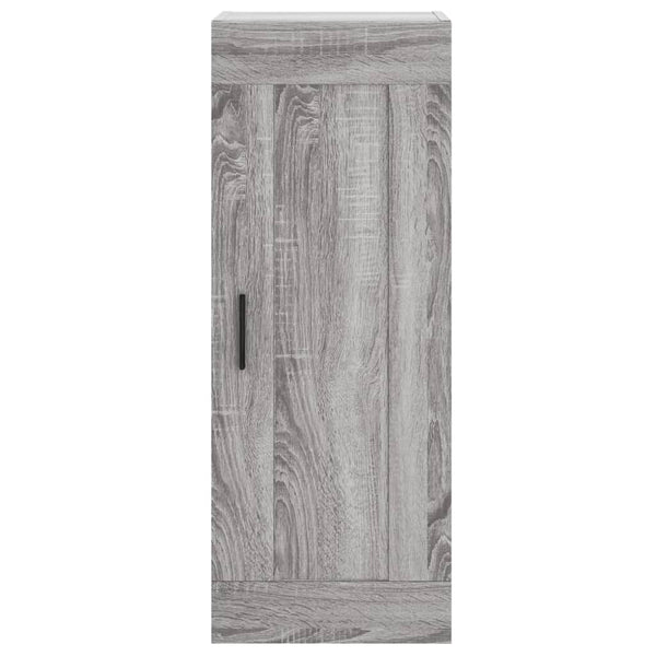 vidaXL Highboard gris Sonoma 34,5x34x180 cm Aggloméré