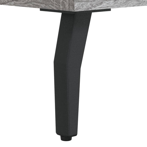 vidaXL Highboard gris Sonoma 34,5x34x180 cm Aggloméré