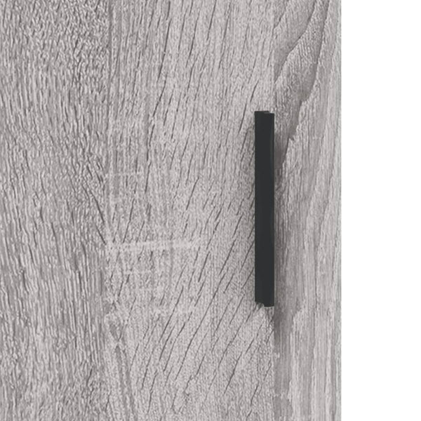 vidaXL Highboard gris Sonoma 34,5x34x180 cm Aggloméré
