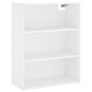 Highboard Weiß 69,5x34x180 cm