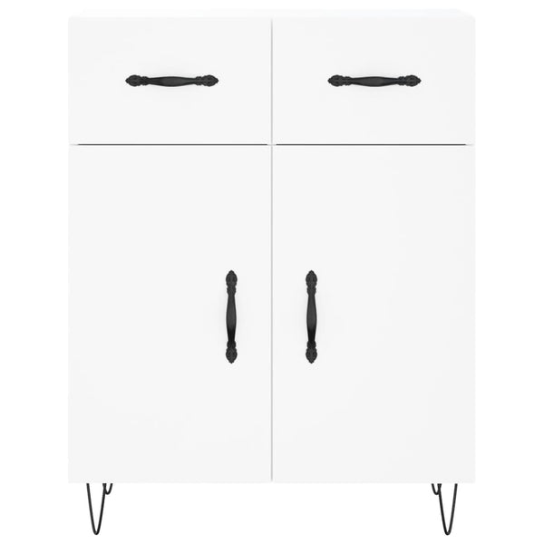 Highboard Weiß 69,5x34x180 cm