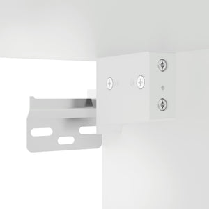 Highboard Weiß 69,5x34x180 cm