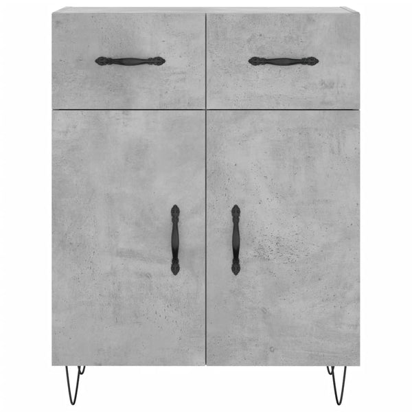 Highboard Betongrau 69,5x34x180 cm