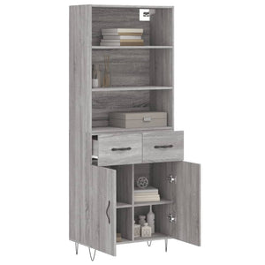 Highboard Grau Sonoma 180 cm