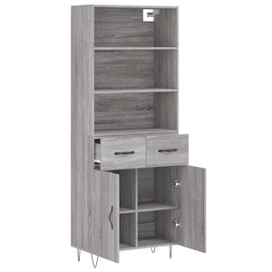 Highboard Grau Sonoma 180 cm