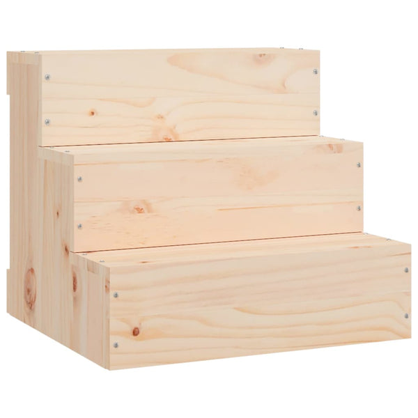 Haustiertreppe aus Kiefernholz, 40 cm