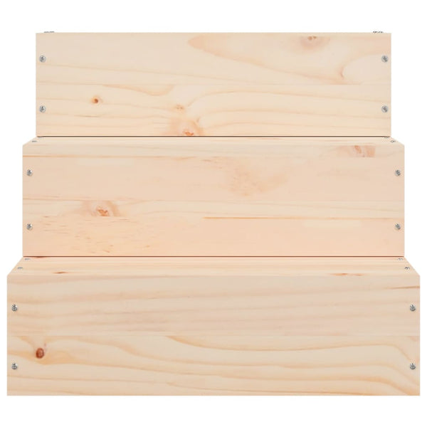 Haustiertreppe aus Kiefernholz, 40 cm