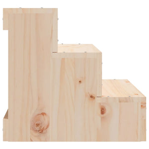 Haustiertreppe aus Kiefernholz, 40 cm