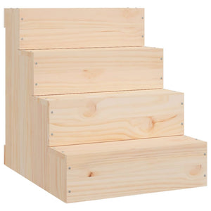 Haustiertreppe aus Kiefernholz, 40x49x47 cm