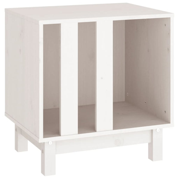 vidaXL Niche pour chien blanc 50x40x52 cm en pin massif