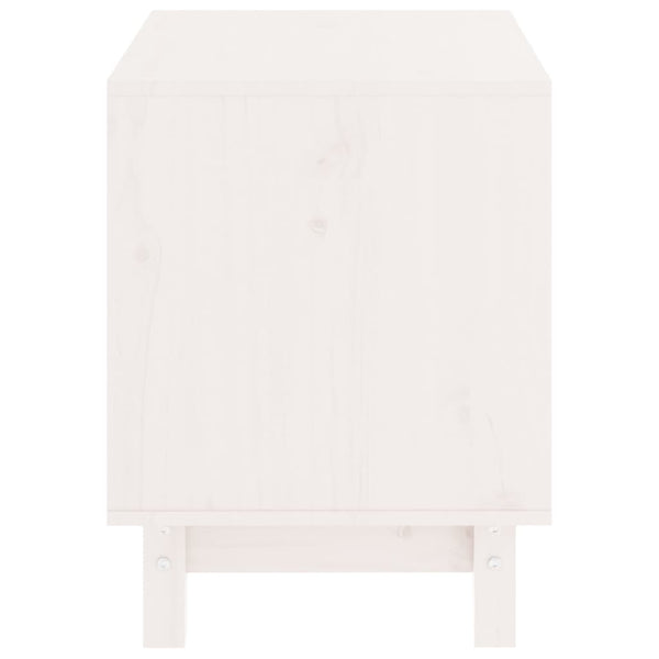 vidaXL Niche pour chien blanc 50x40x52 cm en pin massif