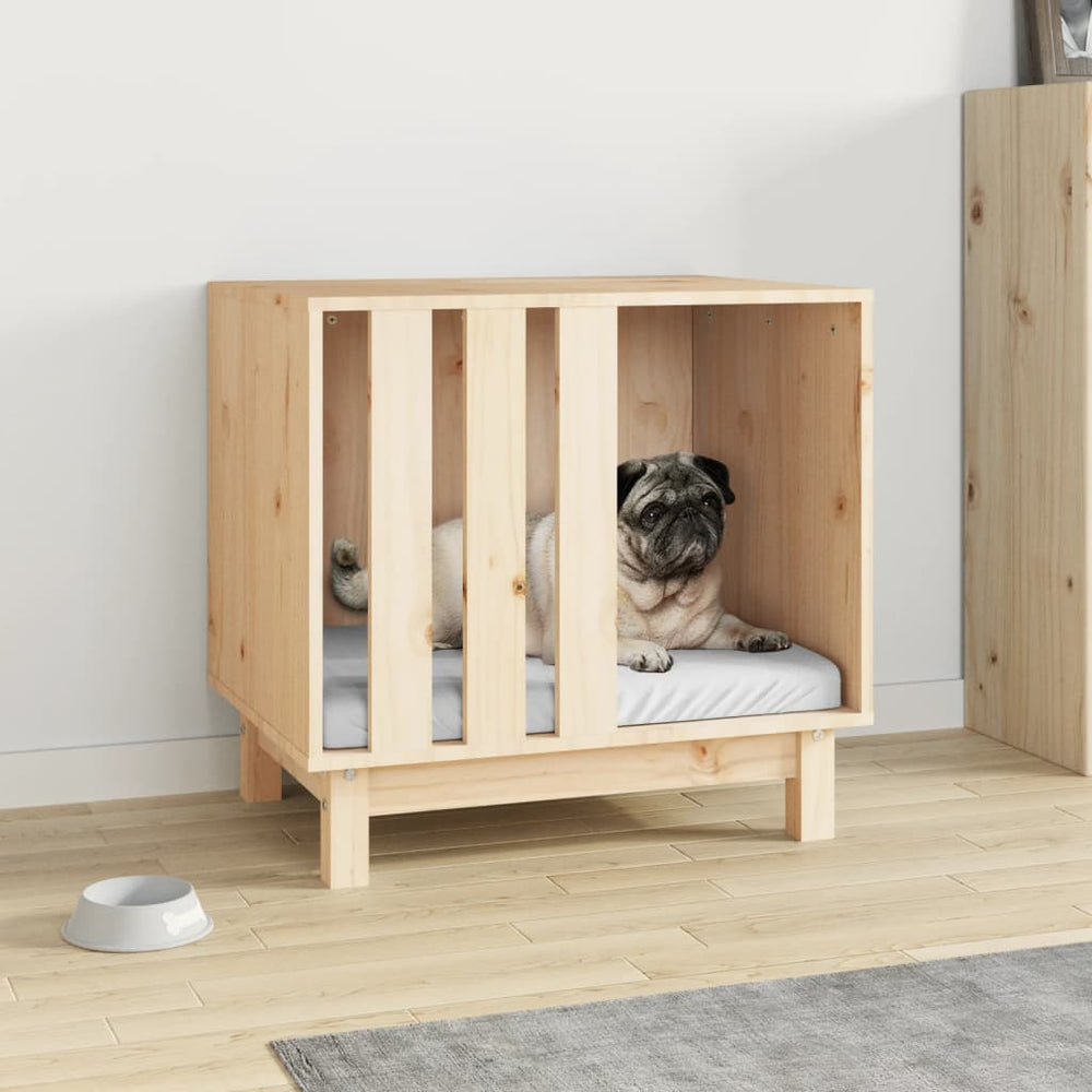 Hundehütte Kiefer Massivholz 60x45x57cm