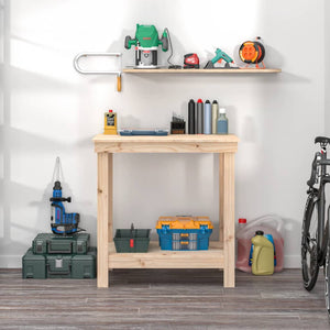 Werkbank Kiefer Massivholz 80x50x80 cm
