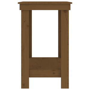 Werkbank Kiefer Massivholz Honigbraun 80 cm