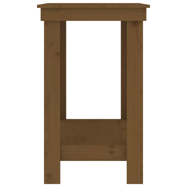 Werkbank Kiefer Massivholz Honigbraun 80 cm