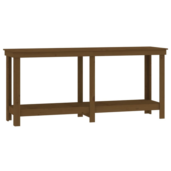 Werkbank Kiefer Massivholz Honigbraun 180 cm