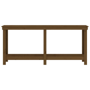 Werkbank Kiefer Massivholz Honigbraun 180 cm