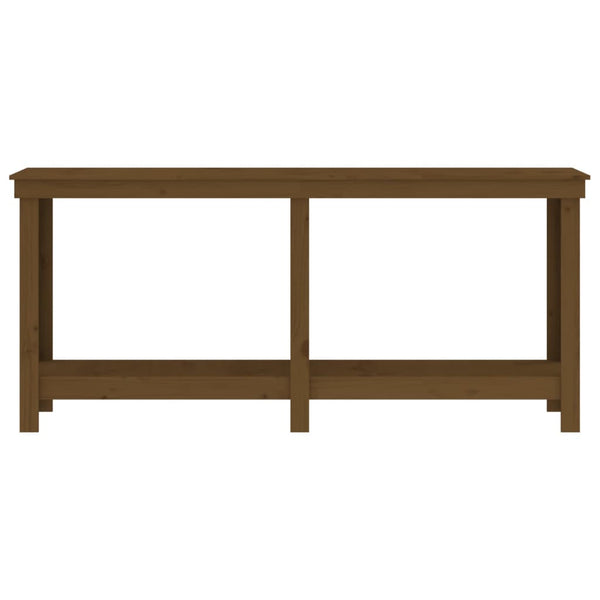 Werkbank Kiefer Massivholz Honigbraun 180 cm