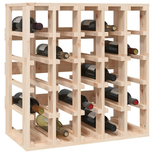 Weinregal aus Kiefernholz für 25 Flaschen