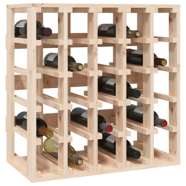 Weinregal aus Kiefernholz für 25 Flaschen