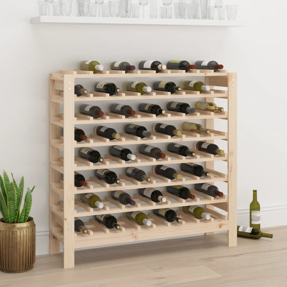 Weinregal aus Kiefernholz für 80 Flaschen