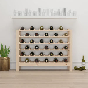 Weinregal aus Kiefernholz für 60 Flaschen