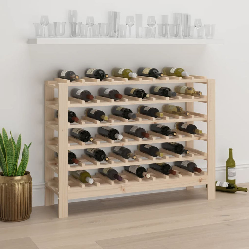 Weinregal aus Kiefernholz für 60 Flaschen