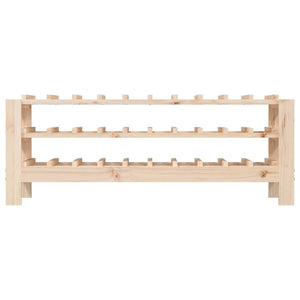 vidaXL Casier à bouteilles 109,5x30x42 cm Bois de pin massif