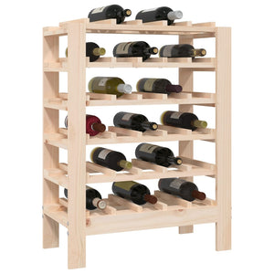 Weinregal aus Kiefernholz für 30 Flaschen