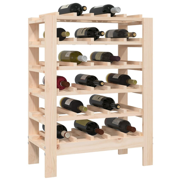 Weinregal aus Kiefernholz für 30 Flaschen