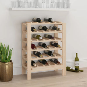 Weinregal aus Kiefernholz für 30 Flaschen