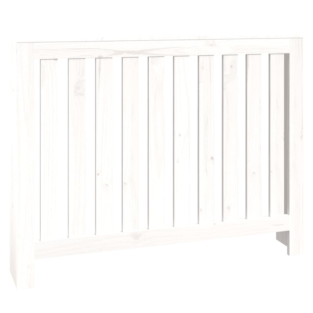 Weiße Heizkörperverkleidung Kiefer Massivholz 108,5cm