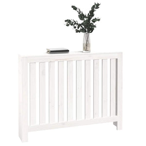 Weiße Heizkörperverkleidung Kiefer Massivholz 108,5cm