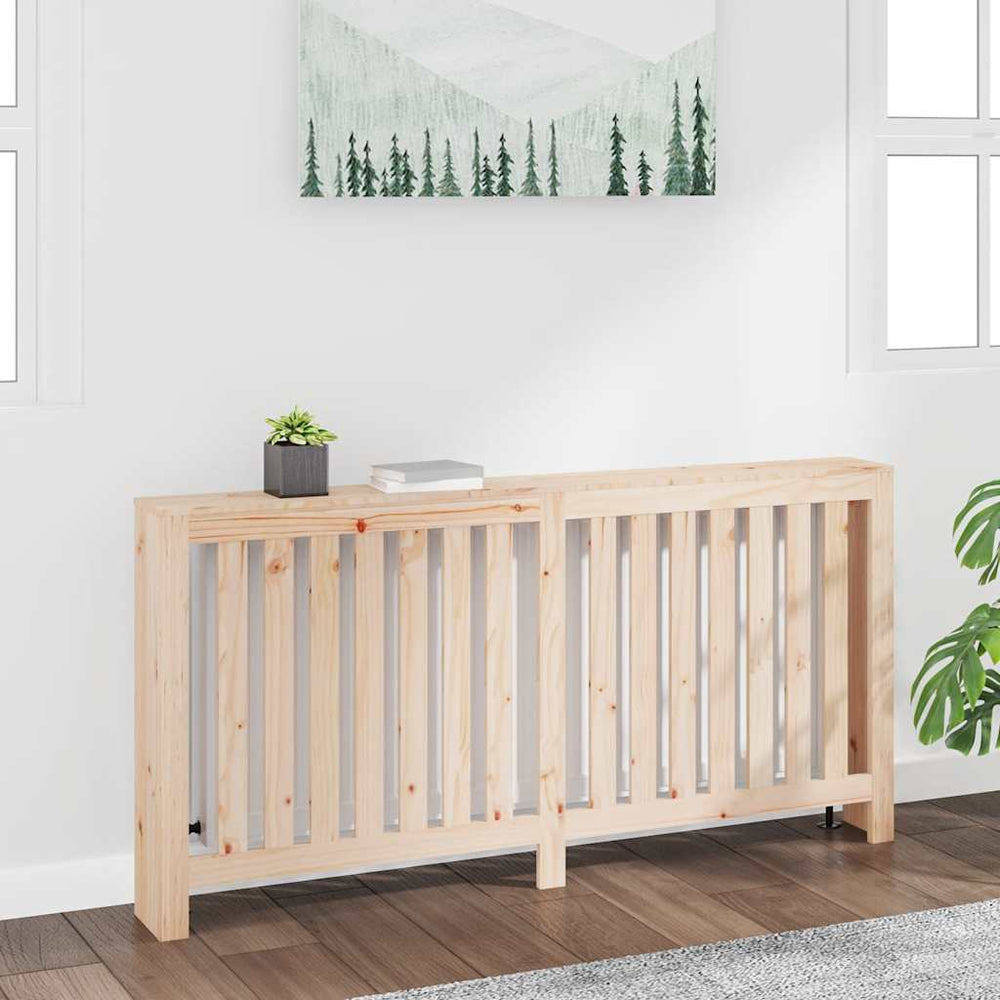 vidaXL Radiator Cover 169x19x84 cm Solid Pine Wood