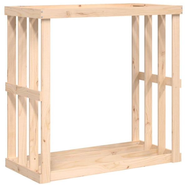 Outdoor Kaminholzregal Kiefer Massivholz