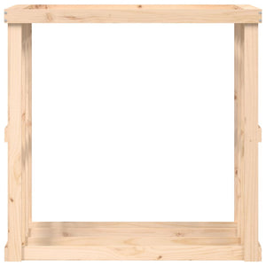 Outdoor Kaminholzregal Kiefer Massivholz