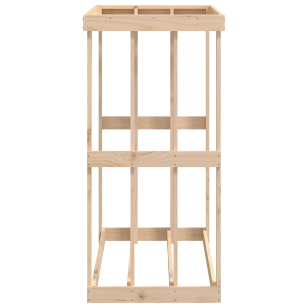 Outdoor Kaminholzregal Kiefer Massivholz