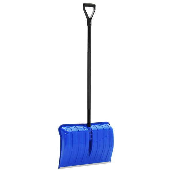 Blaue Metall Schneeschaufel 147cm