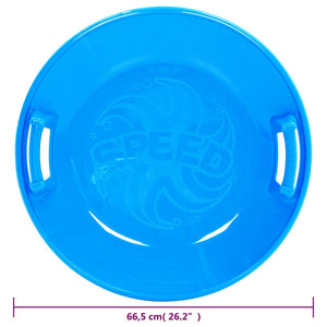 Blauer Schneerutscher 66,5 cm