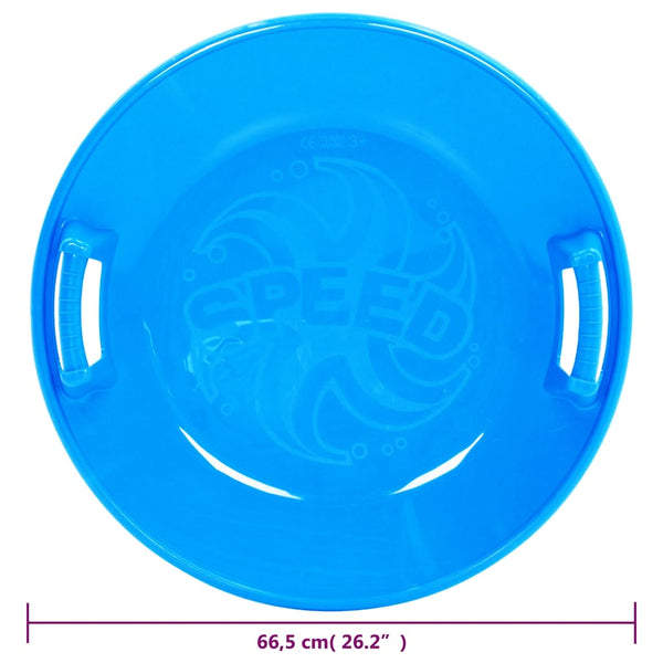 Blauer Schneerutscher 66,5 cm